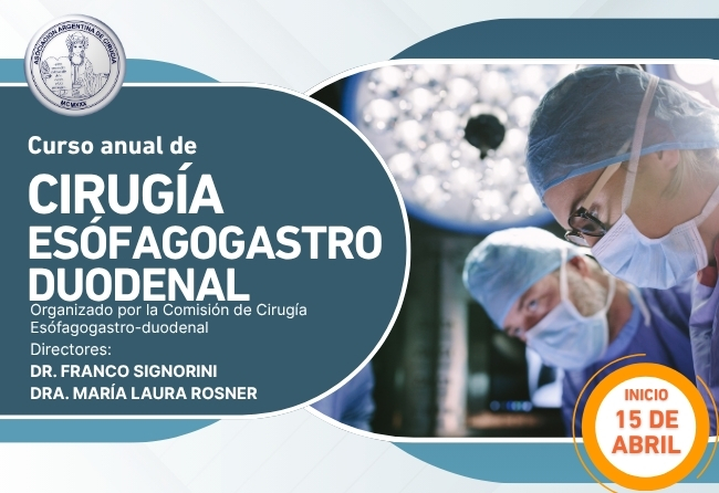 Curso Anual de Cirugía Esófagogastro-duodenal 2026