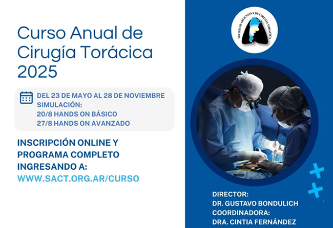 Curso Anual de Cirugía Torácica 2025