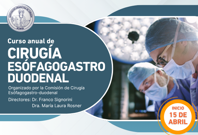 Curso Anual de Cirugía Esófagogastro-duodenal 2026